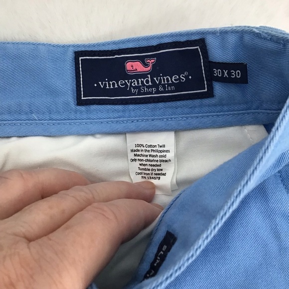 Vineyard Vines Men’s Slim Fit Club Pant Chinos Casual Career Blue Size 30 x 30 - Picture 6 of 8